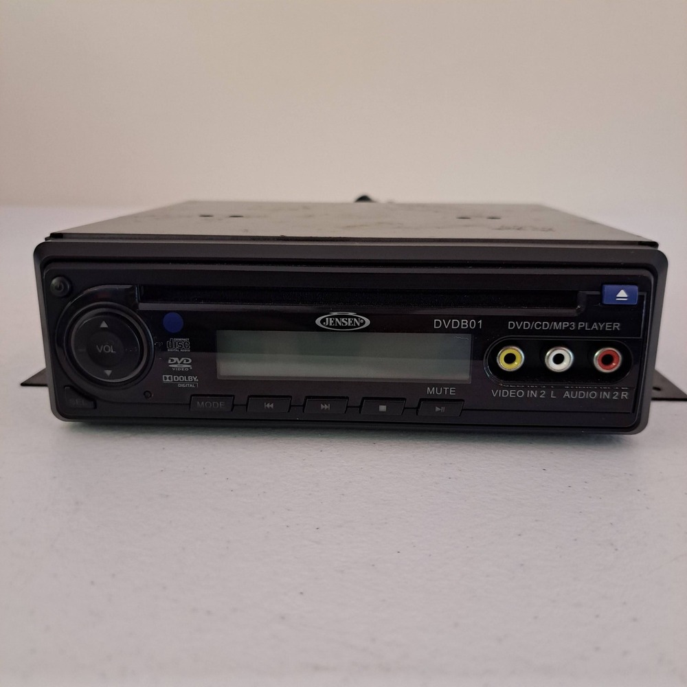 Jensen DVDB01 DVD CD MP3 Player Universal Black Mobile RV 12V 1306-250